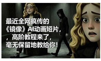 最近全网疯传的《镜像》AI动画短片，高阶教程来了，毫无保留地教给你！ 图1
