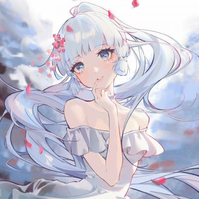 特好看二次元纯欲女生头像 好看氛围感十足的动漫女生头像可爱