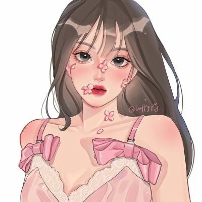 特好看二次元纯欲女生头像 好看氛围感十足的动漫女生头像可爱