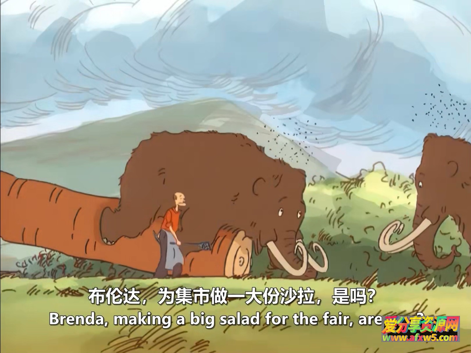 科普动画《万物运转的秘密》中英字幕+音频台词剧本+绘本PDF