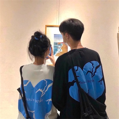 唯美情头真人浪漫图片大全 超甜的情侣头像一左一右配对图片