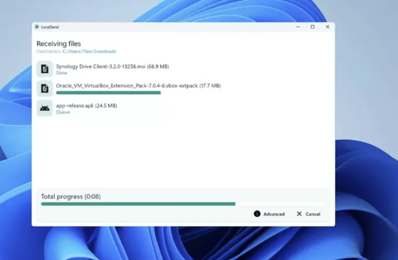 LocalSend v1.17.0 跨平台局域网文件互传
