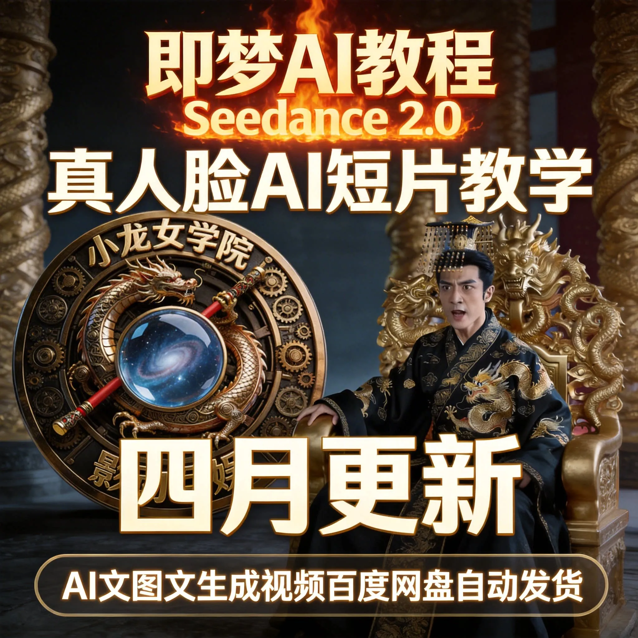 即梦AI教程Seedance 2.0霍去病AI短片教学四月更新AI短片教学