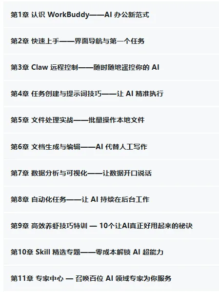 【2026】腾讯龙虾 WorkBuddy 多场景 AI 办公新范式实战 【2026】腾讯龙虾 WorkBuddy 多场景 AI 办公新范式实战