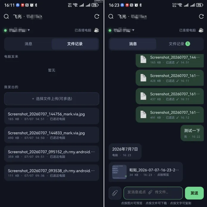 多终端快捷传输工具-飞光BeamDrop v0.3.11