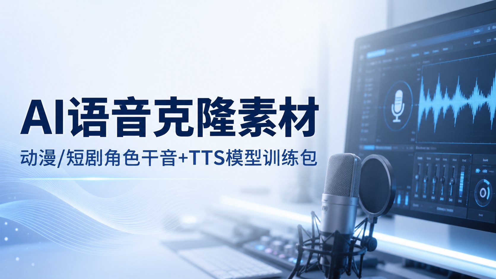 新版AI声音克隆素材库 动漫短剧干音＋TTS训练素材-第2张插图