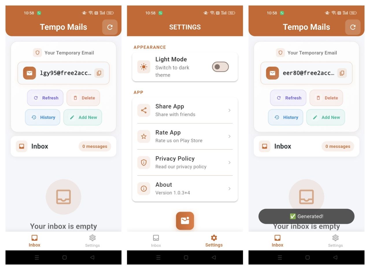 【Tempo_Mails】 1.03 临时邮箱 无限虚拟邮箱-第2张插图