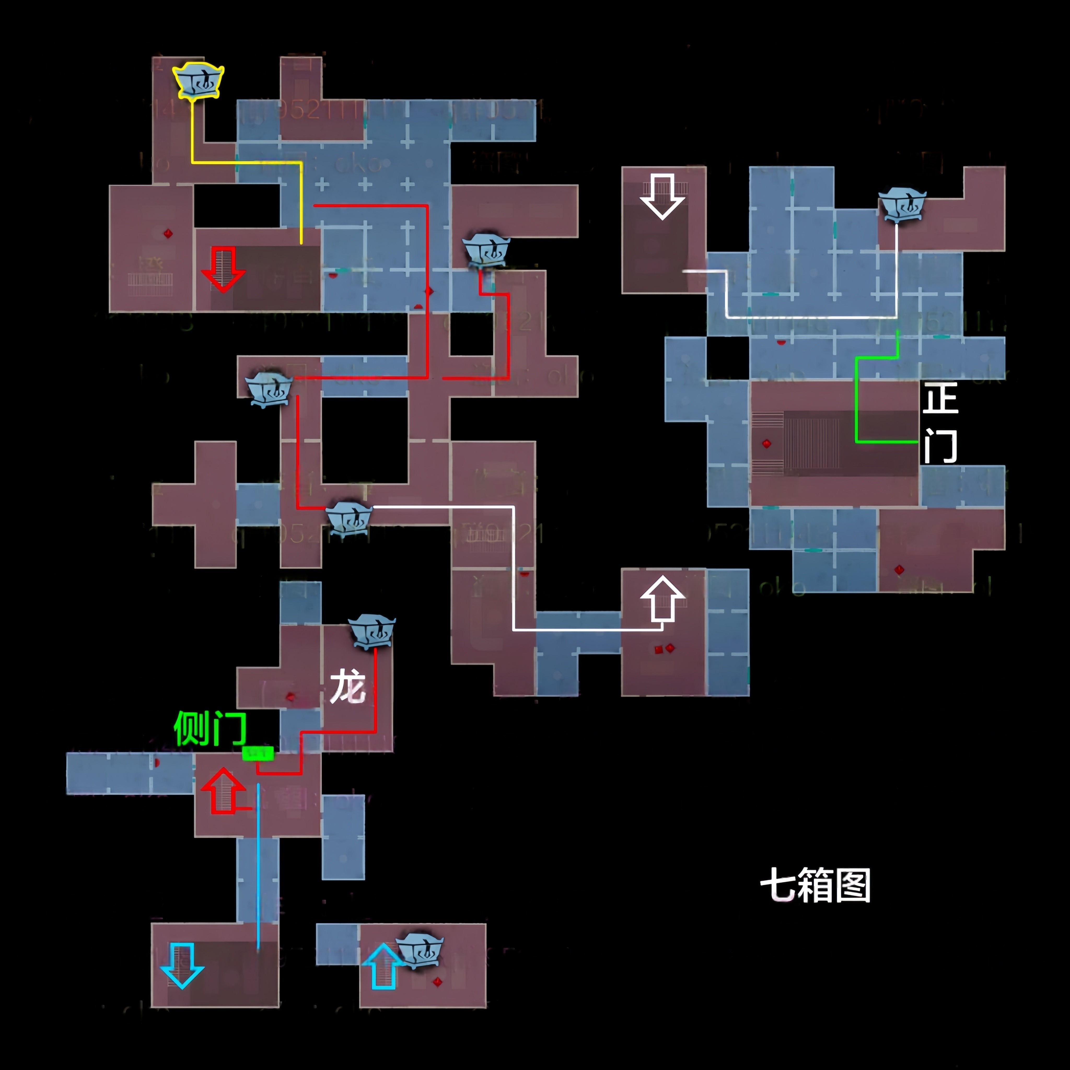 超自然行动组:精绝古城极限▃型地图小抄合集 上中 四路