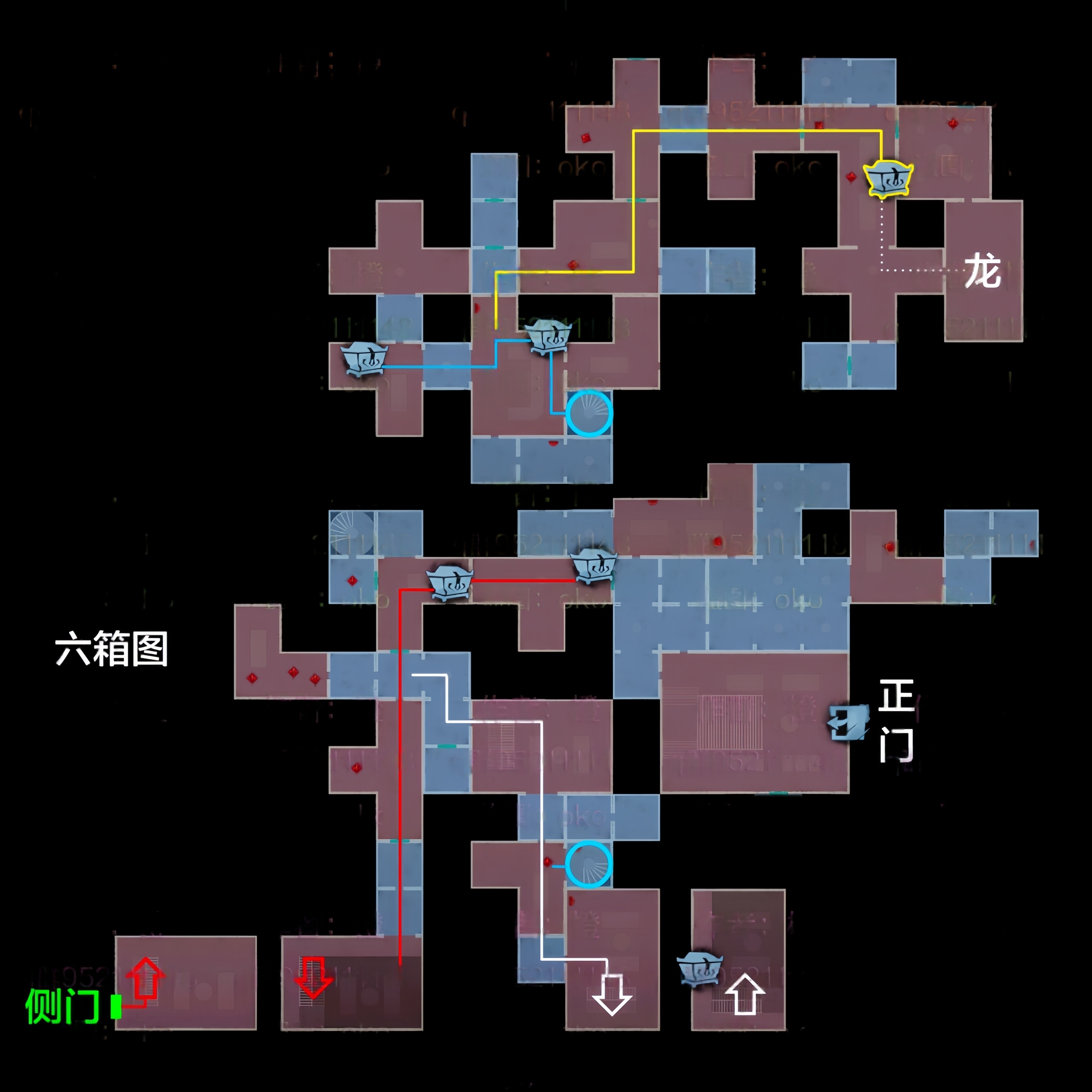 超自然行动组:精绝古城极限▃型地图小抄合集 左下 无路