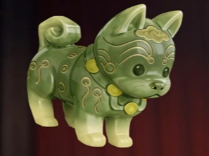 青绿陶狗与神秘物品