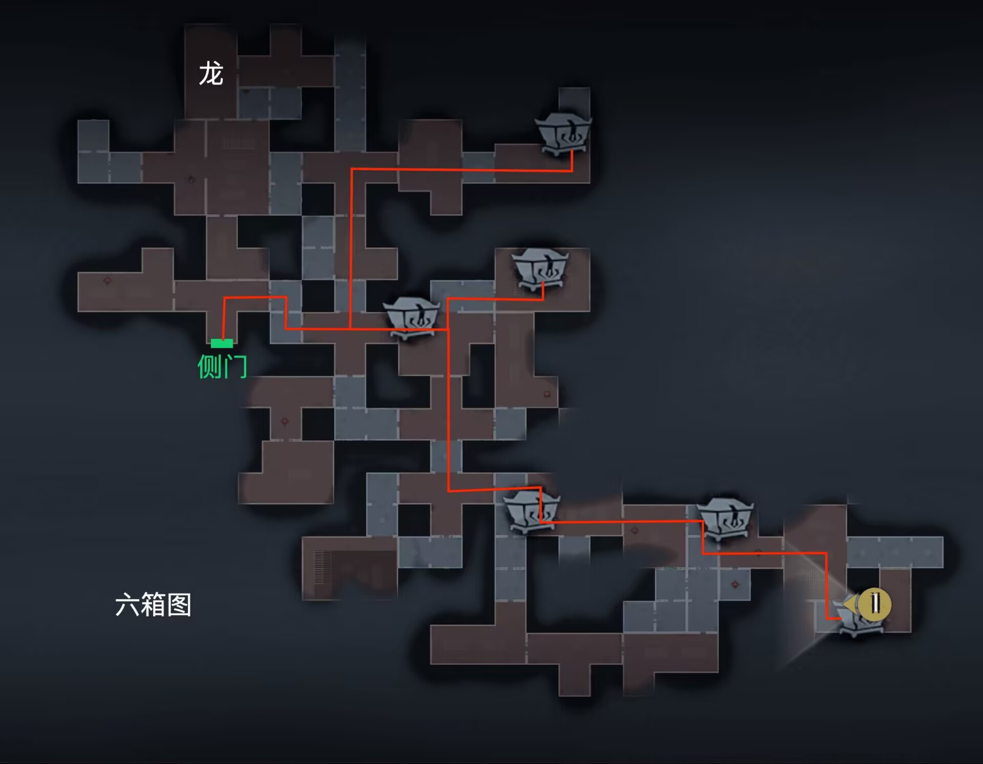 超自然行动组：精绝古城极限┳型地图小抄完整版 下 左右有路