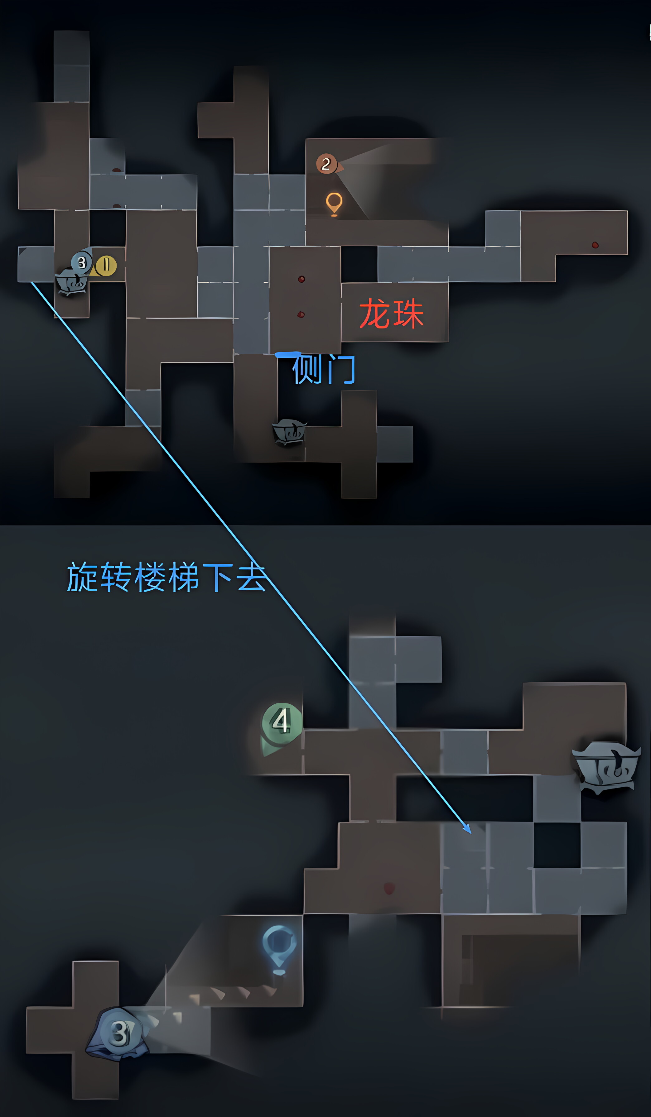 超自然行动组：精绝古城困难▍型地图小抄整理 下左 多路