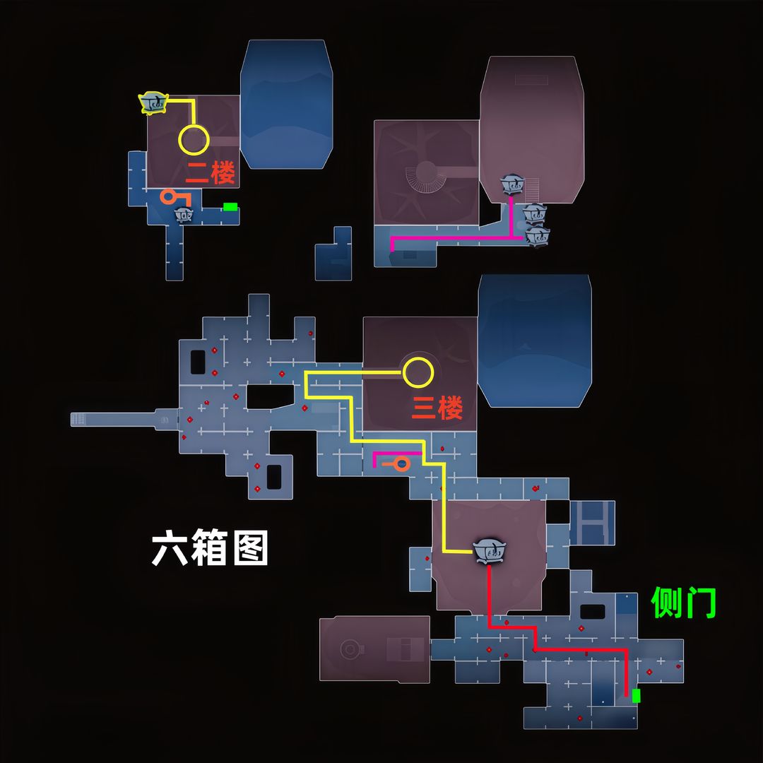 超自然行动组昆仑秘境极限侧门在【右】全地图小抄汇总