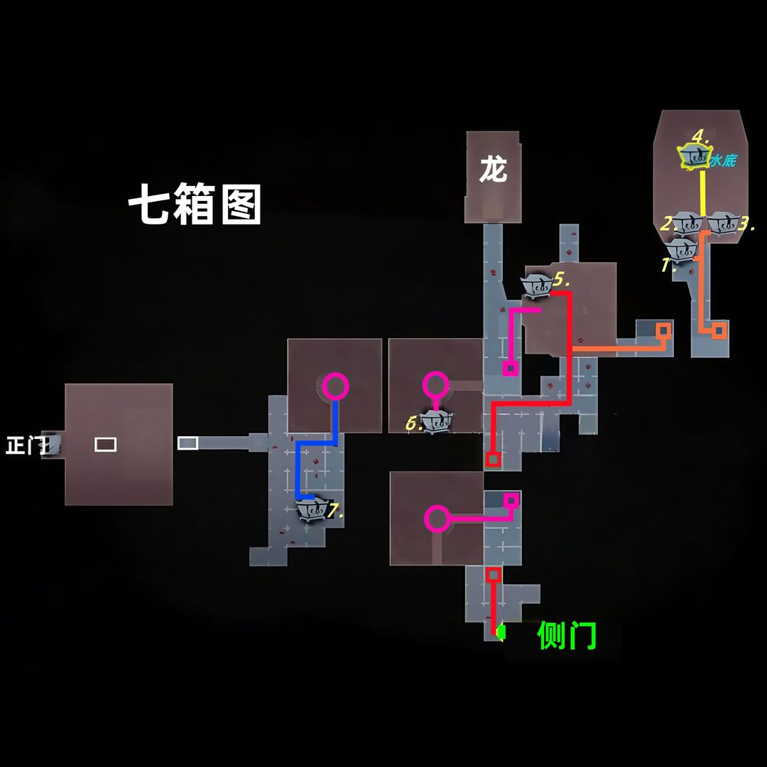 超自然行动组昆仑秘境极限侧门在【右】全地图小抄汇总