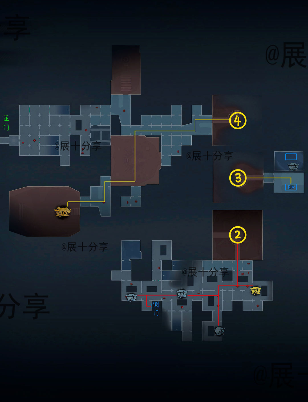 超自然行动组昆仑秘境极限侧门在【右】全地图小抄汇总