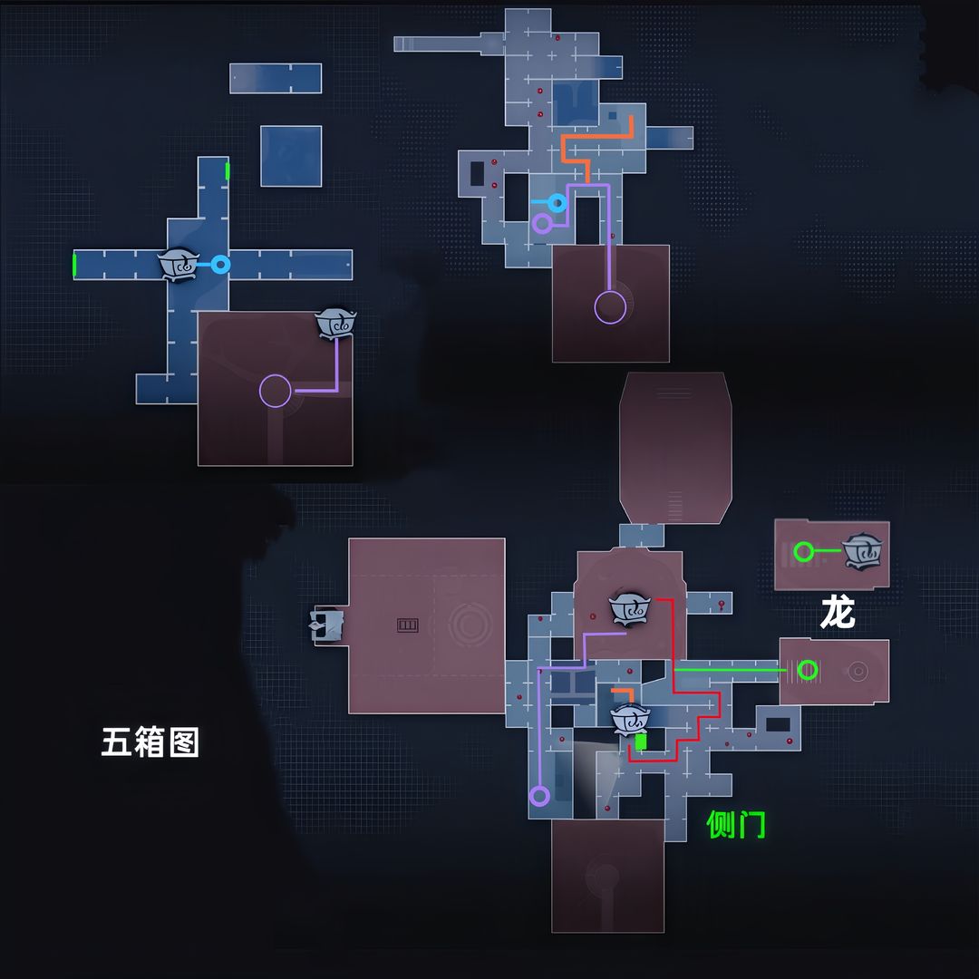 超自然行动组昆仑秘境极限侧门在【右】全地图小抄汇总