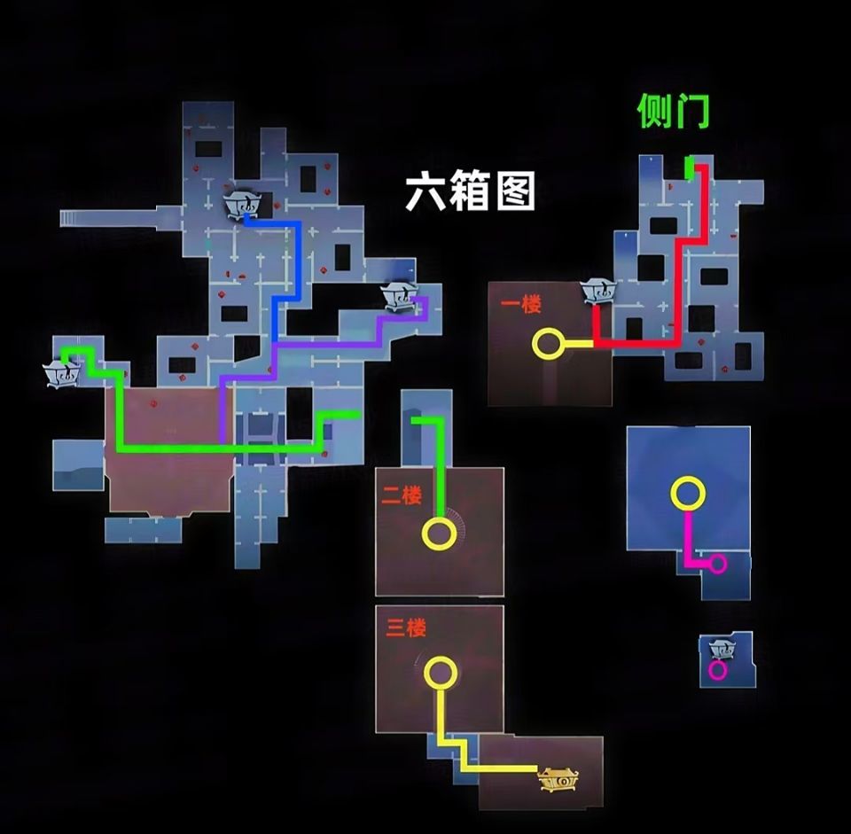 超自然行动组昆仑秘境极限侧门在【左】全地图小抄汇总