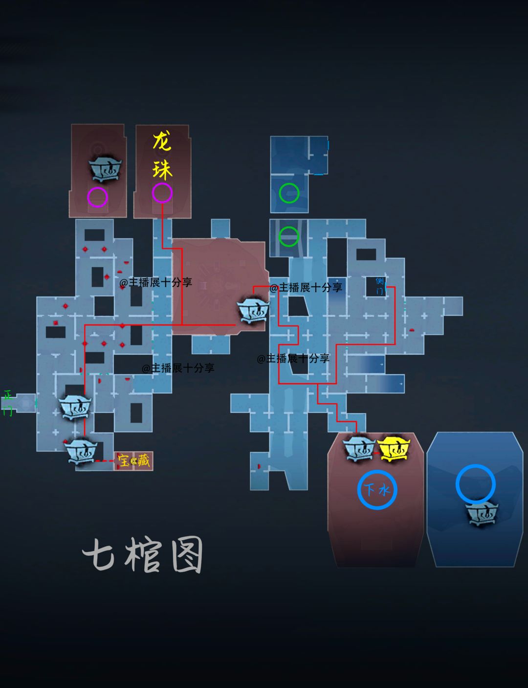 超自然行动组昆仑秘境极限侧门在【左】全地图小抄汇总