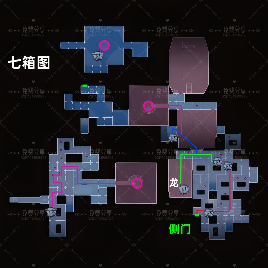 超自然行动组昆仑秘境极限侧门在【下】全地图小抄汇总