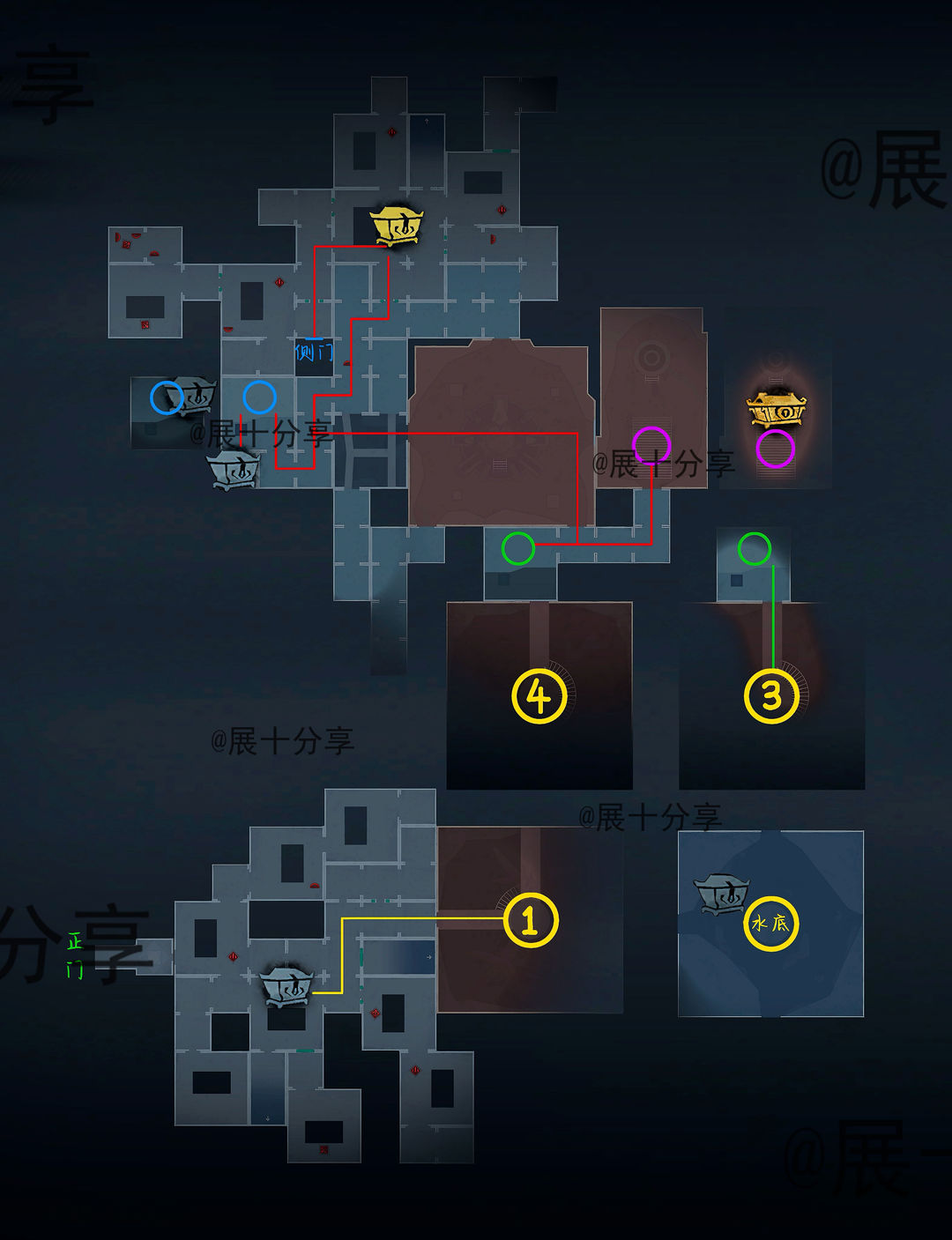 超自然行动组昆仑秘境极限侧门在【下】全地图小抄汇总