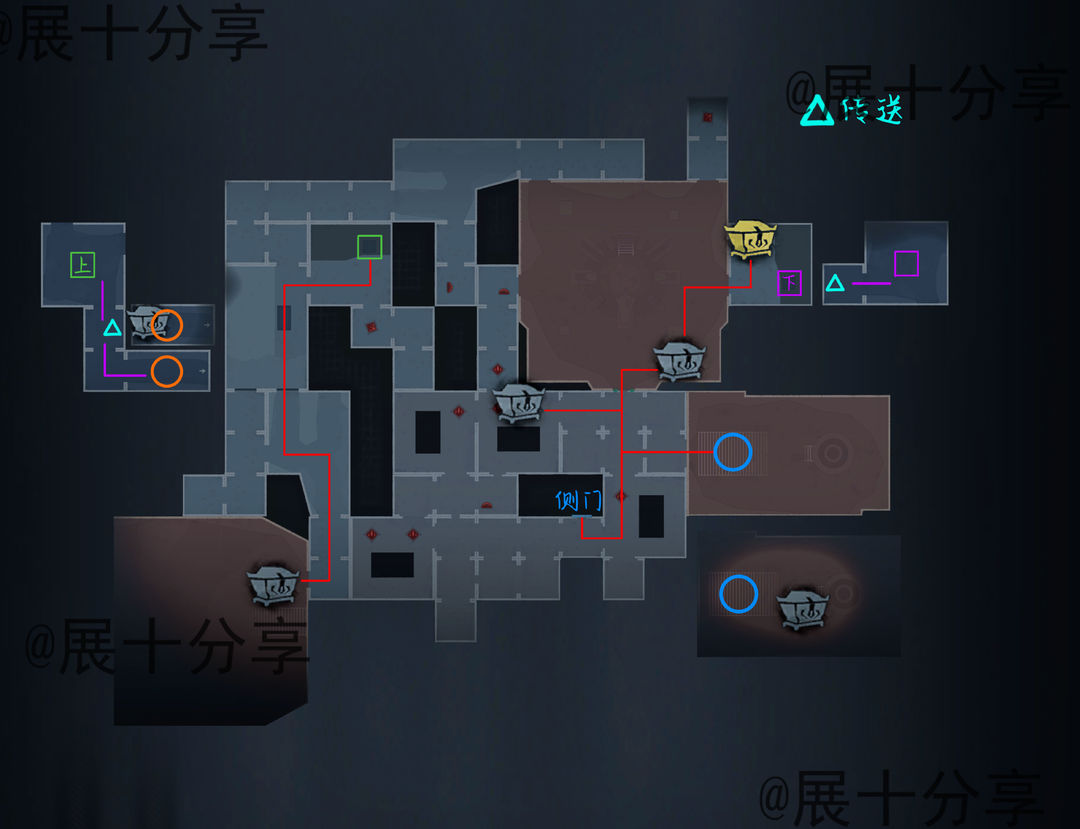 超自然行动组昆仑秘境极限侧门在【上】全地图小抄汇总