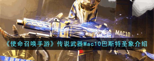 使命召唤手游Mac10巴斯特圣象