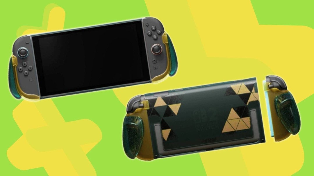《塞尔达传说》主题 FissionGrip 限定版 Switch 2 握把壳