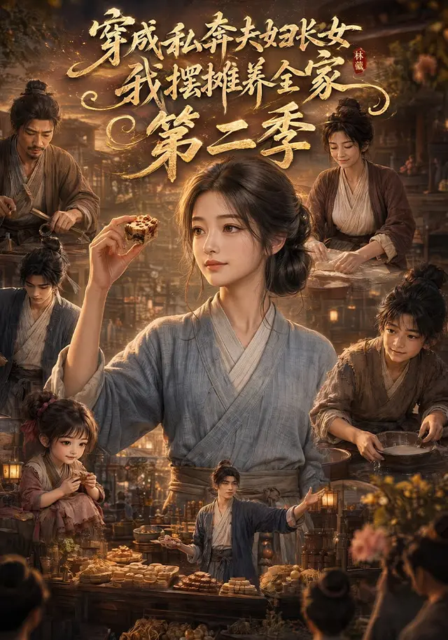 穿成私奔夫妇长女，我摆摊养全家第二季（128集全）