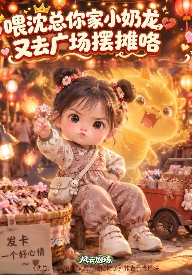 喂沈总你家小奶龙又去广场摆摊咯（253集全）AI短剧