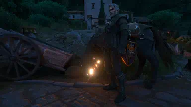 《巫师3:狂猎重制版》印记战斗MOD