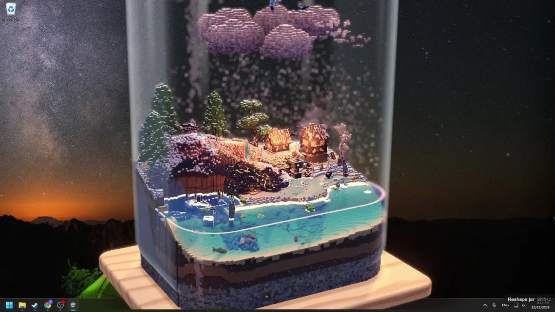 沙盒游戏《Terraglass》公开 可建村并控制生物