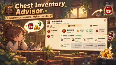 《星露谷物语》箱子库存顾问MOD