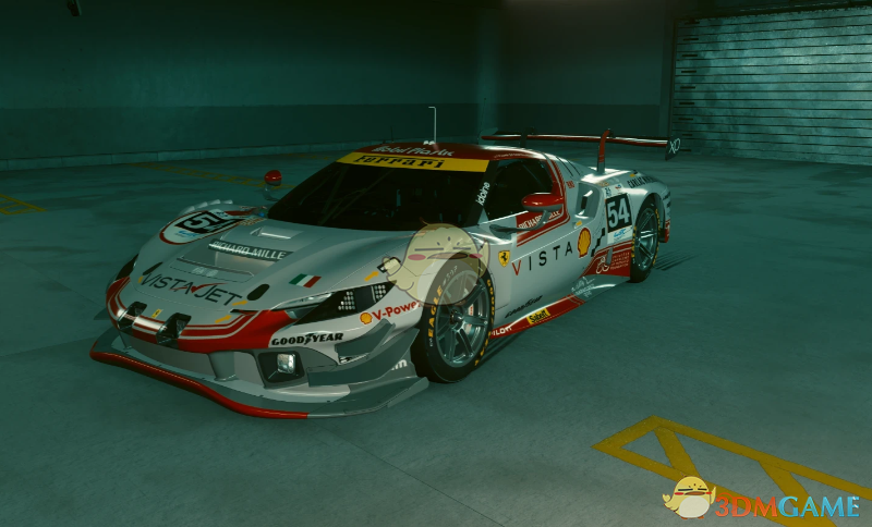 《赛博朋克2077》法拉利296 GT3赛车MOD