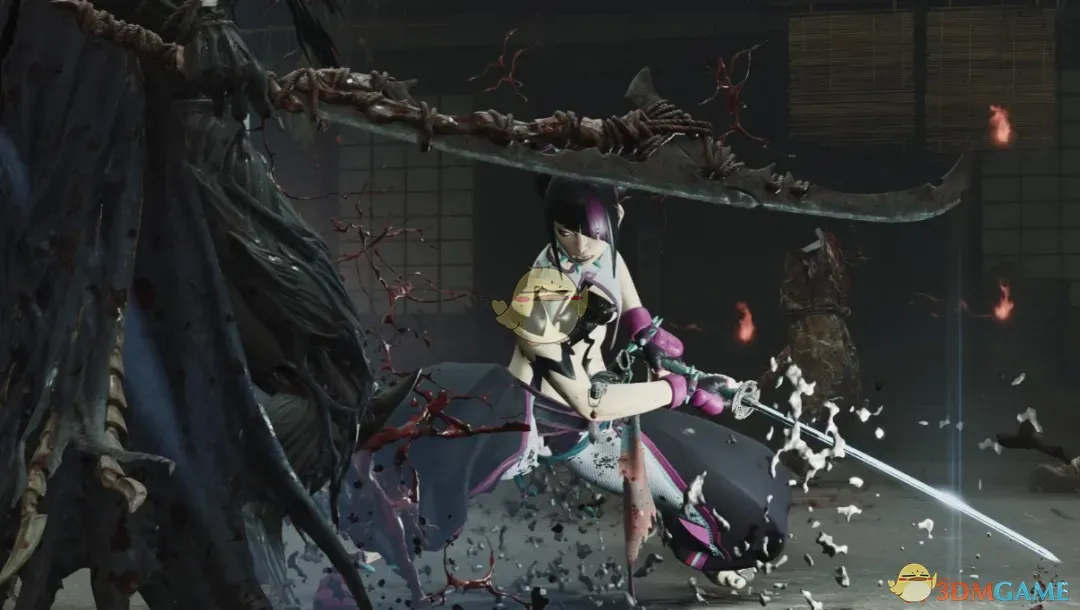 《鬼武者:剑之道》街头霸王6韩蛛俐替换武藏MOD
