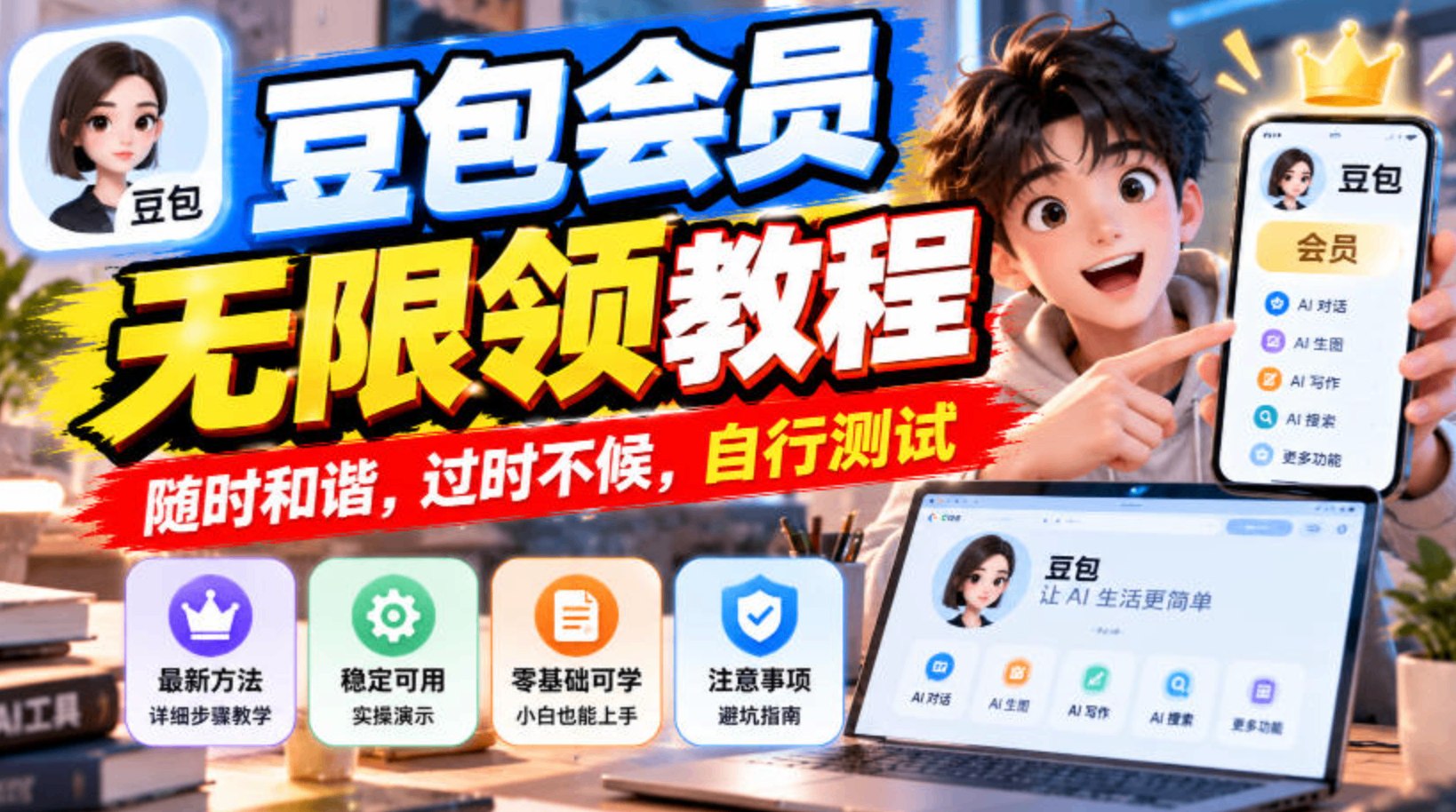 豆包ai 会员无限领取教程-第2张插图