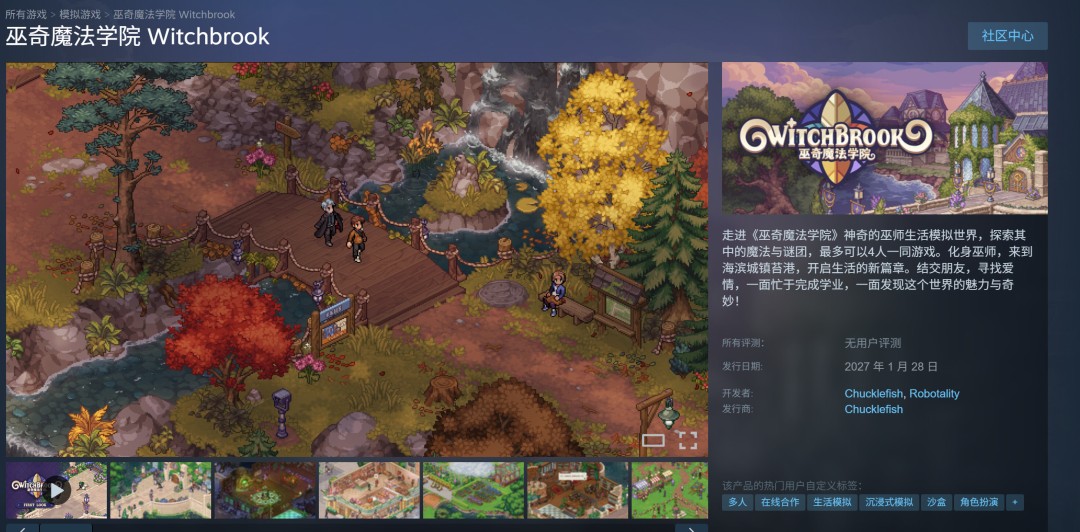 《巫师布鲁克》角色与场景