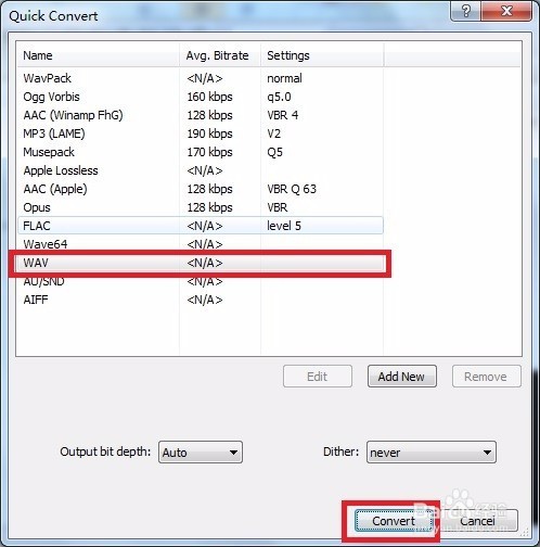 foobar2000怎么转换音频格式