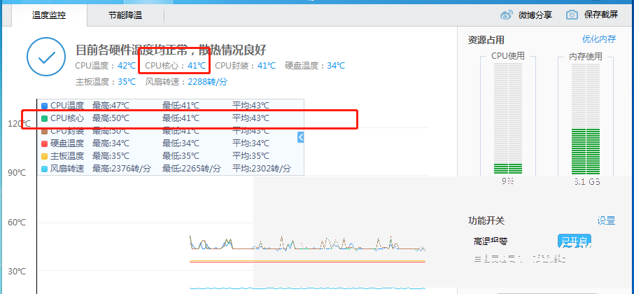 鲁大师怎么查看电脑温度